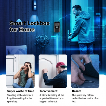 Box lock with combination