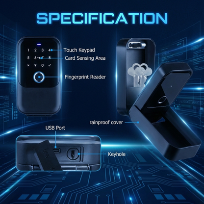 Box lock with combination