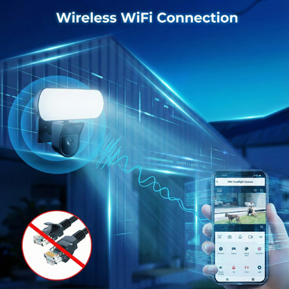 Outdoor reflector with Wi-fi Camera