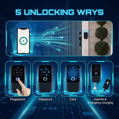 Box lock with combination