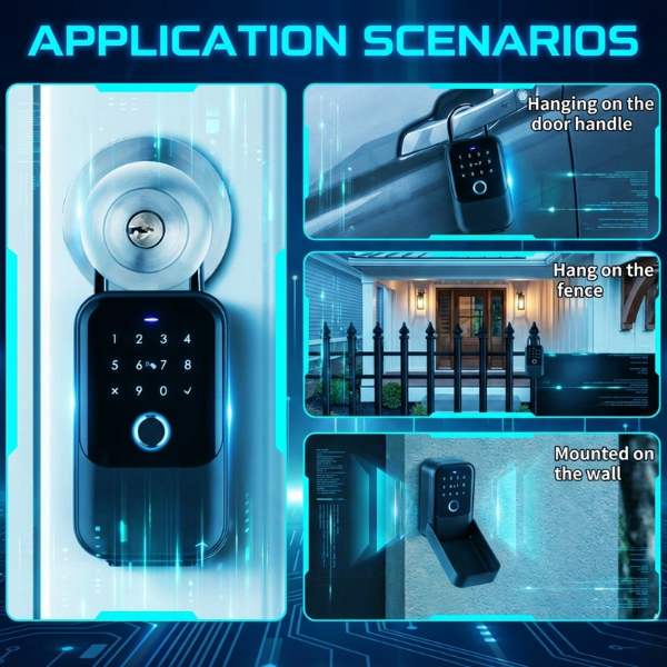 Box lock with combination