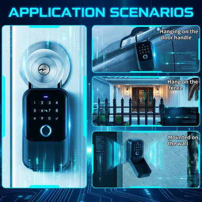 Box lock with combination