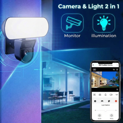 Outdoor reflector with Wi-fi Camera